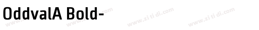 OddvalA Bold字体转换 OddvalA Bold字体转换